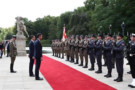 27/07/2022. El presidente del Gobierno viaja a Polonia para asistir a la XIV Cumbre Hispano Polaca. El presidente del Gobierno viaja a Polon...