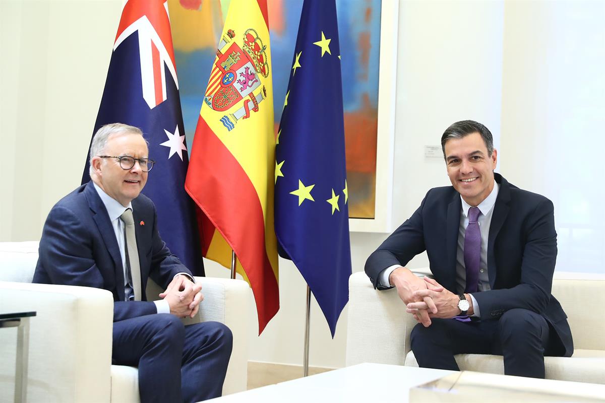 28/06/2022. Pedro Sánchez recibe al primer ministro de Australia, Anthony Albanese