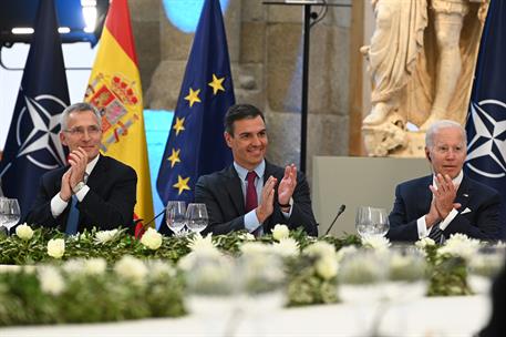 29/06/2022. Cena con motivo de la 32ª de la Cumbre de la OTAN