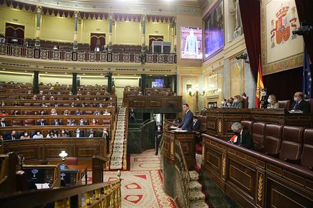 30/03/2022. Comparecencia de Pedro Sánchez en el Congreso. El presidente del Gobierno, Pedro Sánchez, comparece en el Congreso.