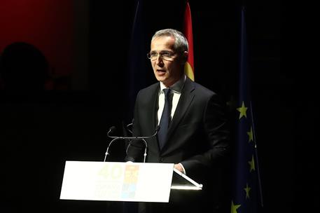 30/05/2022. Pedro S&#225;nchez interviene en el acto del 40&#186; aniversario de la adhesi&#243;n de Espa&#241;a a la OTAN. El secretario general de la OTAN, Je...