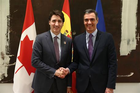 30/06/2022. Pedro Sánchez recibe al primer ministro de Canadá. El presidente del Gobierno, Pedro Sánchez, se ha reunido con el primer minist...
