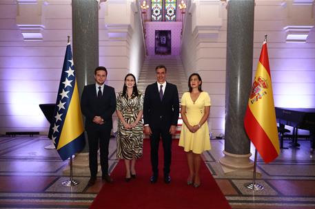 30/07/2022. Visita de Pedro Sánchez a la biblioteca del Ayuntamiento de Sarajevo. Visita de Pedro Sánchez a la biblioteca del Ayuntamiento de Sarajevo