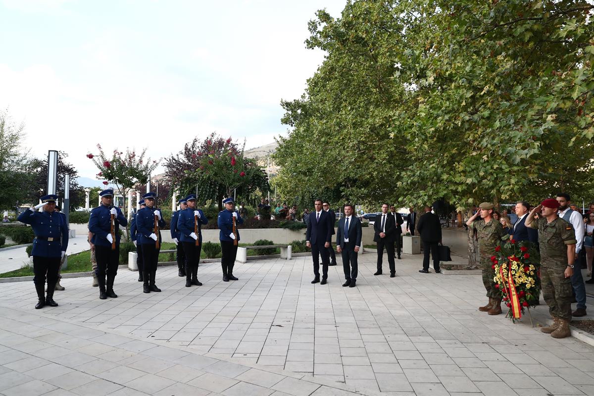 30/07/2022. El presidente del Gobierno acude al homenaje a los caídos españoles. El presidente del Gobierno acude al homenaje a los caídos españoles