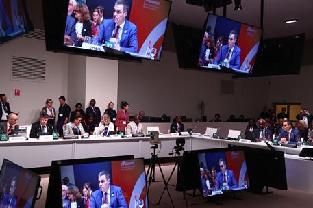 1/12/2023. Pedro S&#225;nchez participa en la Conferencia de las Naciones Unidas sobre Cambio Clim&#225;tico (COP28). El presidente del Gobierno, Pedr...