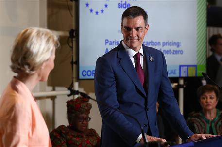 1/12/2023. Pedro Sánchez participa en la Conferencia de las Naciones Unidas sobre Cambio Climático (COP28). El presidente del Gobierno, Pedr...