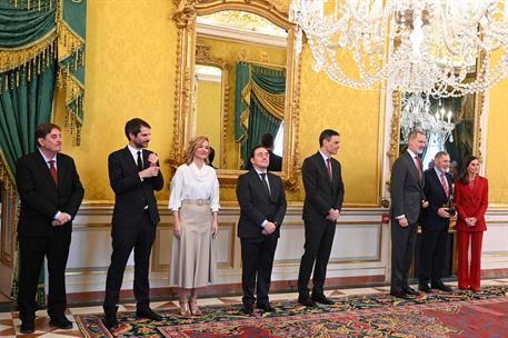 4/12/2023. Pedro Sánchez asiste a la reunión anual del Patronato del Instituto Cervantes. El director del Instituto Cervantes, el ministro d...