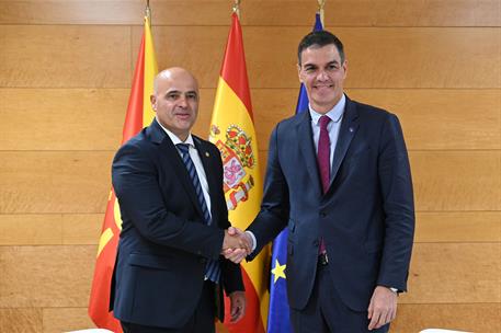 5/10/2023. S&#225;nchez participa en la reuni&#243;n de la Comunidad Pol&#237;tica Europea. El presidente del Gobierno en funciones, Pedro S&#225;nchez, junto a...