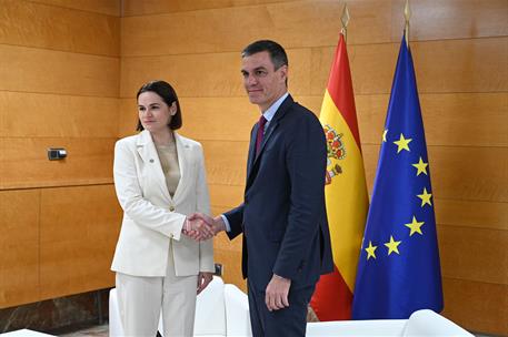 5/10/2023. S&#225;nchez participa en la reuni&#243;n de la Comunidad Pol&#237;tica Europea. El presidente del Gobierno en funciones, Pedro S&#225;nchez, junto a...