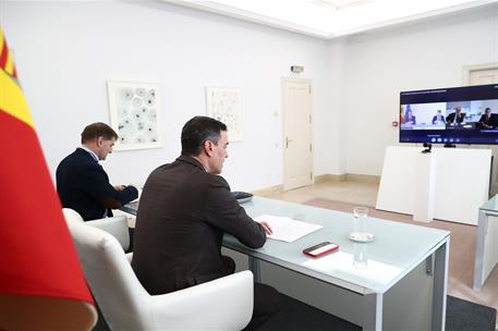 7/03/2023. Pedro Sánchez mantiene un encuentro con el consejero delegado del Grupo Renault. El presidente del Gobierno, Pedro Sánchez, manti...