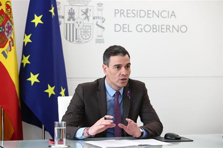 7/03/2023. Pedro S&#225;nchez mantiene un encuentro con el consejero delegado del Grupo Renault. El presidente del Gobierno, Pedro S&#225;nchez, duran...