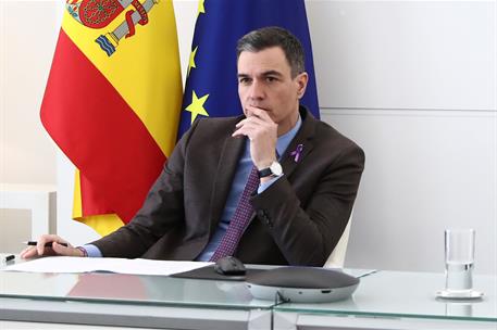 7/03/2023. Pedro Sánchez mantiene un encuentro con el consejero delegado del Grupo Renault. El presidente del Gobierno, Pedro Sánchez, duran...