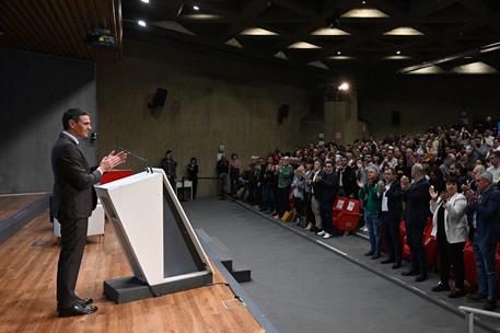 11/01/2023. S&#225;nchez participa en la inauguraci&#243;n de las jornadas confederales de acci&#243;n sindical de UGT. El presidente del Gobierno, Pedro S...