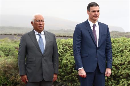 15/03/2023. Pedro S&#225;nchez preside junto a Ant&#243;nio Costa, la 34&#170; Cumbre Hispano-Portuguesa. El presidente del Gobierno, Pedro S&#225;nchez, recibe...