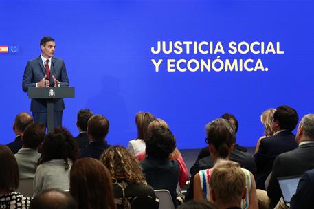 15/06/2023. Pedro S&#225;nchez presenta las prioridades de la Presidencia esa&#241;ola de la Uni&#243;n Europea. El presidente del Gobierno, Pedro S&#225;nchez,...