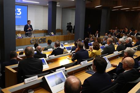 15/09/2023. Pedro S&#225;nchez presenta la propuesta de la Presidencia espa&#241;ola &#39;Resilient EU2030&#39;. El presidente del Gobierno en funciones, Pedr...