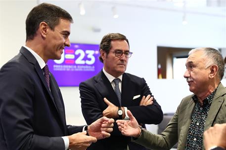 15/09/2023. Pedro Sánchez presenta la propuesta de la Presidencia española 'Resilient EU2030'. El presidente del Gobierno en funciones, Pedr...