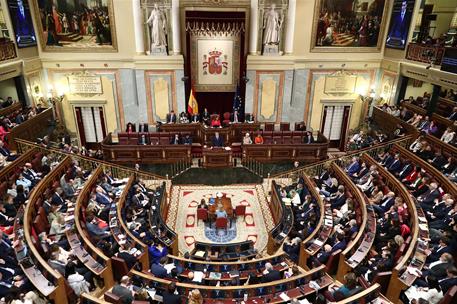 15/11/2023. Pedro S&#225;nchez afronta la primera sesi&#243;n del debate de investidura como candidato a la Presidencia del Gobierno. El presidente de...