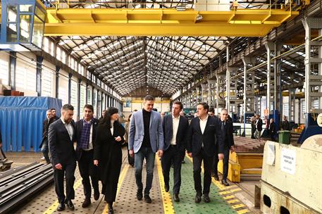 16/12/2023. Visita de Pedro S&#225;nchez a las instalaciones del artillero de Navantia. Visita de Pedro S&#225;nchez a las instalaciones del artillero...