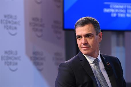 17/01/2023. Pedro Sánchez participa en el evento Country Strategy Dialogue