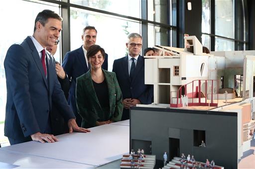 18/12/2023. Pedro Sánchez inaugurates the House of Architecture. The President of the Government of Spain, Pedro Sánchez, during his visit t...