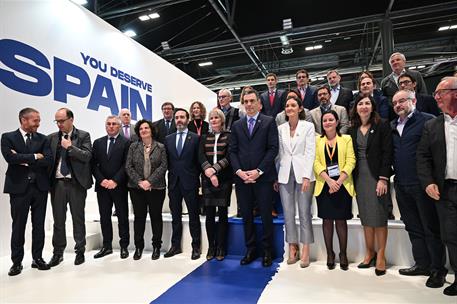 20/01/2023. Pedro Sánchez visita la 43ª edición de la Feria Internacional de Turismo (FITUR). El presidente del Gobierno, Pedro Sánchez, la ...