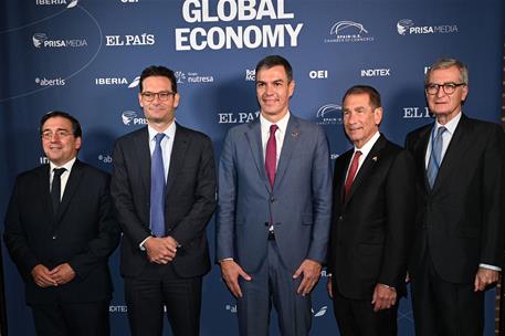 20/09/2023. Sánchez participa en un Foro Económico Empresarial en Nueva York. El ministro de Asuntos Exteriores, Unión Europea y Cooperación...