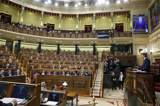 20/12/2023. Appearance of the President of the Government of Spain before the Lower House of Parliament. The President of the Government of ...