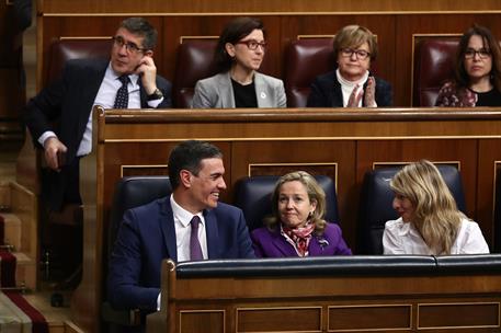 24/01/2023. Pedro S&#225;nchez comparece en el Congreso de los Diputados