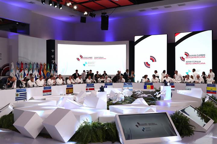 Pedro Sánchez participa en la XXVIII Cumbre Iberoamericana