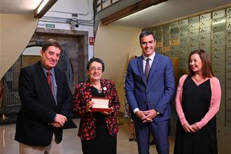 25/09/2023. European Day of Languages. The acting President of the Government of Spain, Pedro Sánchez, together with the director of the Cer...