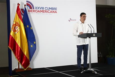 26/03/2023. Comparecencia de Pedro Sánchez ante los medios