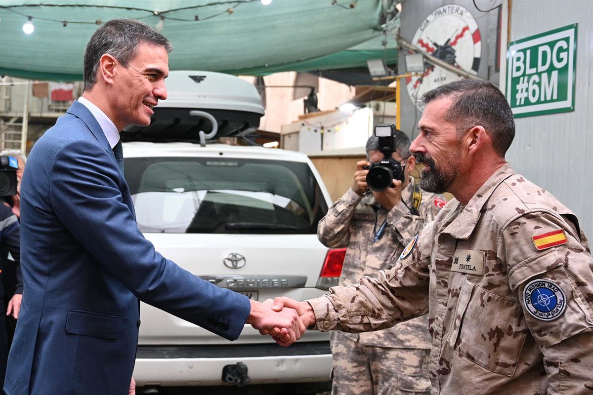 28/12/2023. Pedro Sánchez visita la República de Irak