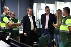 Pedro Sánchez inaugura la planta termosolar de  Heineken España en Sevilla