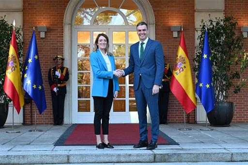 1/03/2024. The President of the Government of Spain meets with the president of the European Parliament. The President of the Government of ...