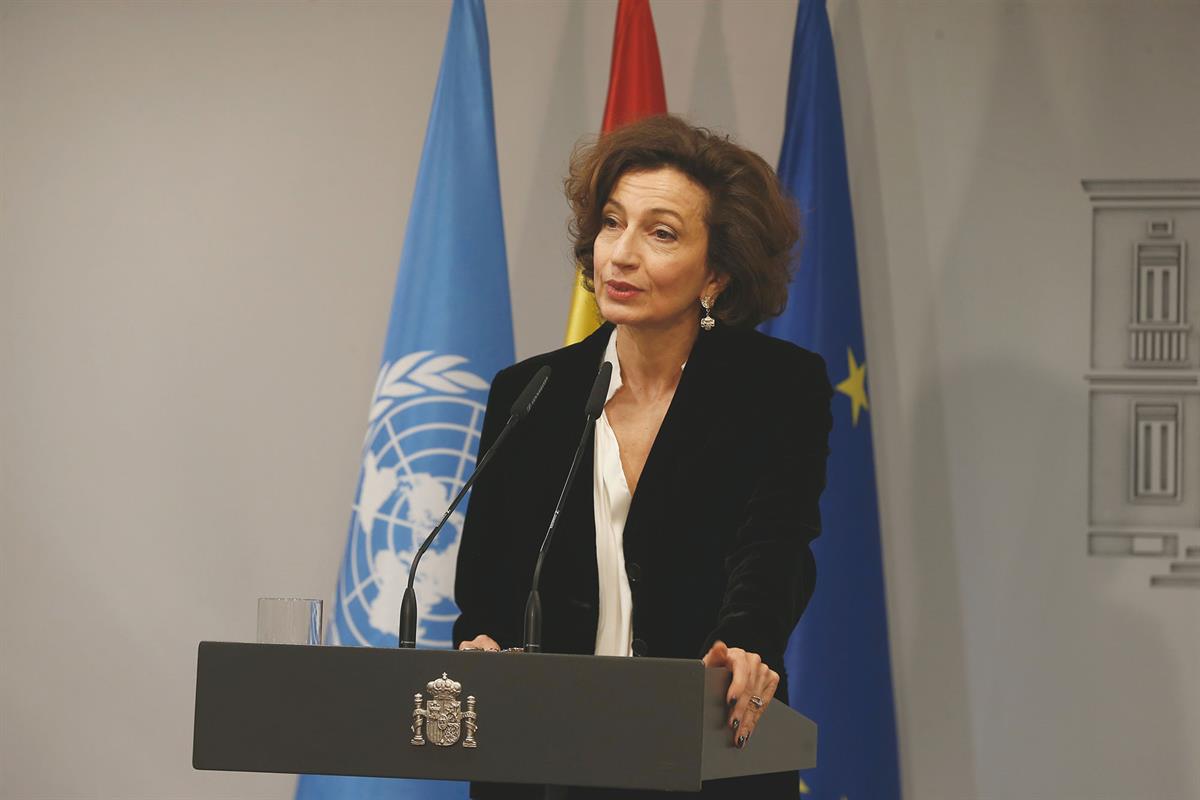 2/02/2024. El presidente recibe a la directora general de la UNESCO. La directora general de la Organización de las Naciones Unidas para la ...