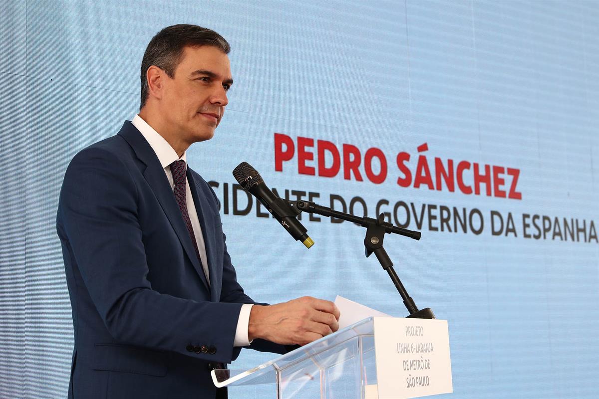 7/03/2024. Viaje del presidente del Gobierno a la República Federativa de Brasil (segunda jornada). El presidente del Gobierno, Pedro Sánche...