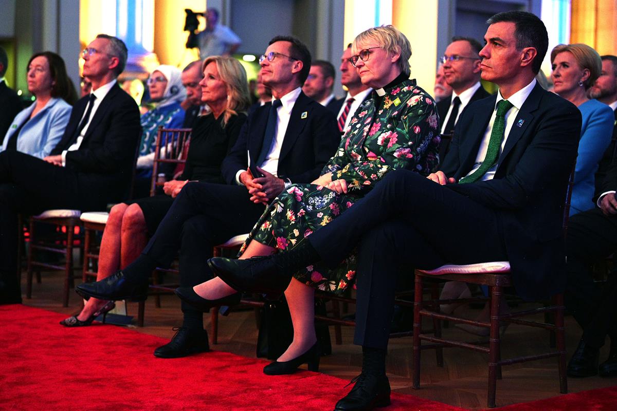 9/07/2024. El presidente del Gobierno participa en el acto de celebración del 75º aniversario de la OTAN. El presidente del Gobierno, Pedro ...