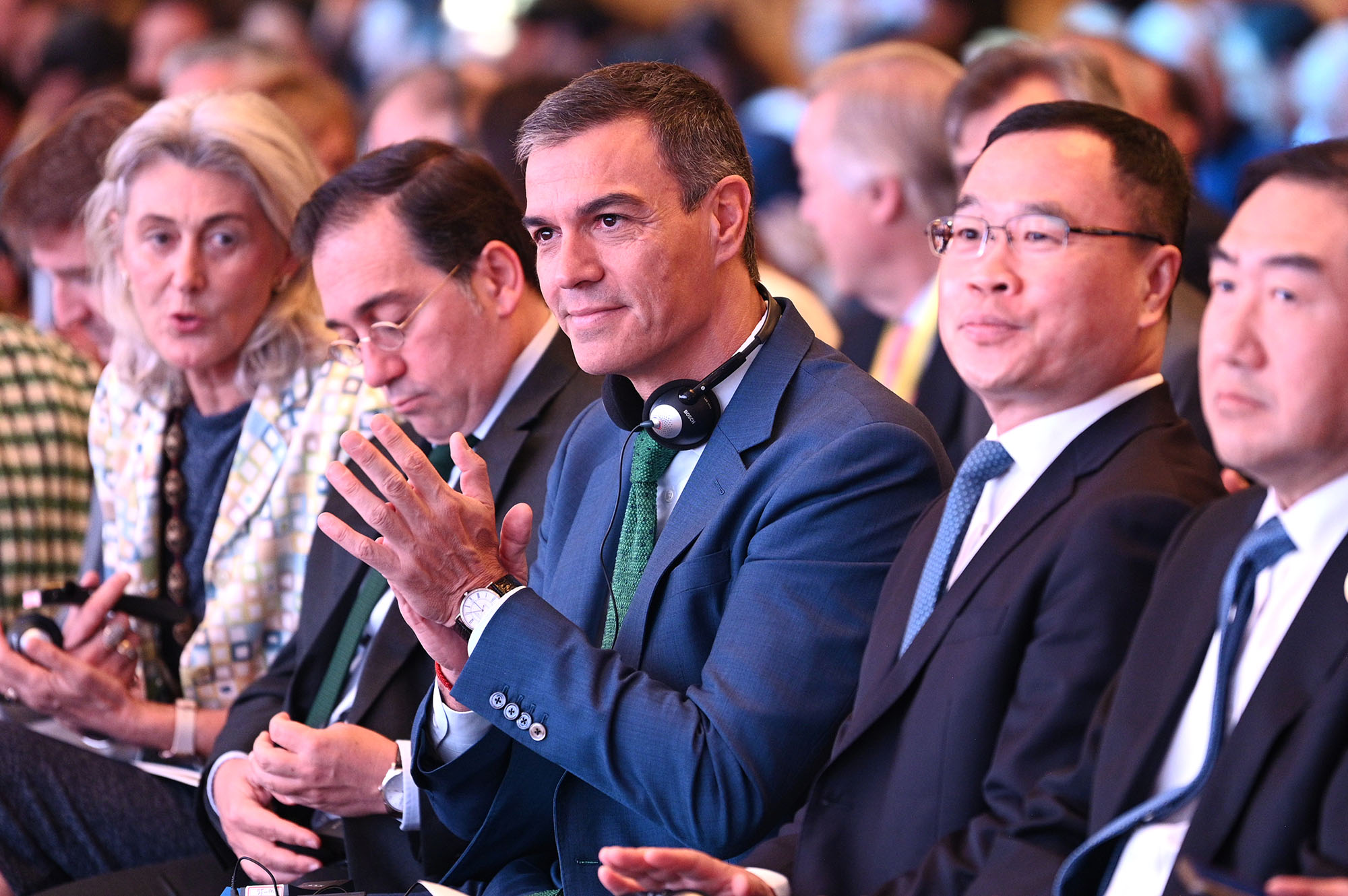 10/09/2024. Pedro Sánchez encuentro empresarial. El presidente del Gobierno, Pedro Sánchez, en la inauguración del Encuentro Empresarial Esp...