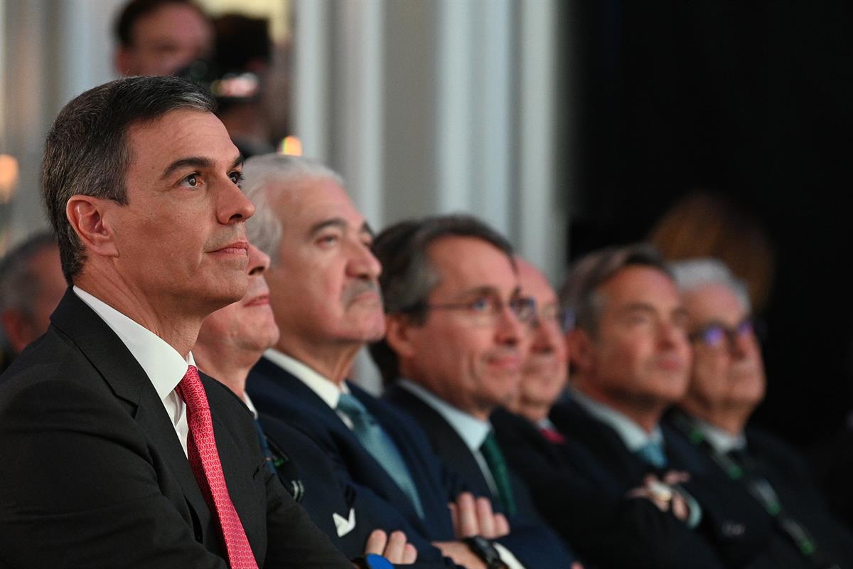 Pedro Sánchez, en la clausura de la XIV edición del foro financiero internacional 'Spain Investors Day'