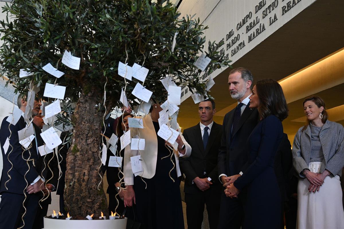 11/03/2024. Sánchez asiste al acto del Día Europeo en Recuerdo a las Víctimas del Terrorismo. El presidente del Gobierno, Pedro Sánchez, jun...