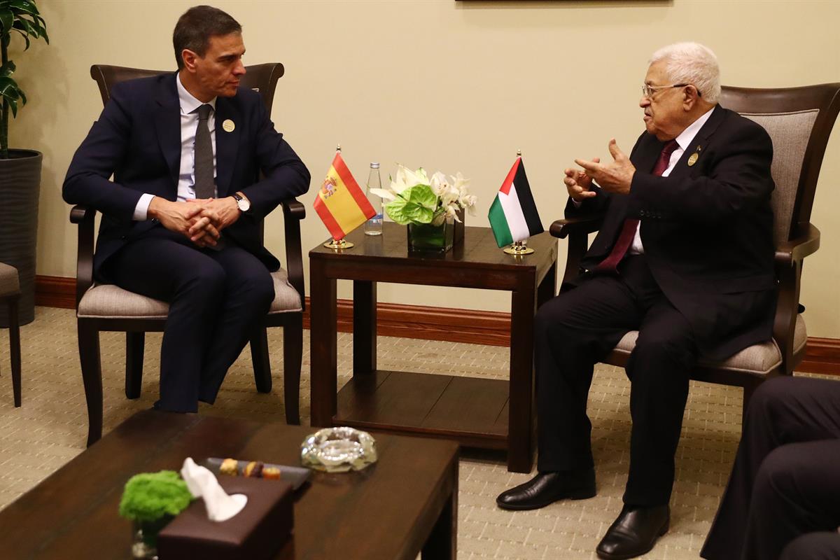 11/06/2024. Pedro Sánchez participa en la Conferencia Internacional sobre la Respuesta Humanitaria de Emergencia para Gaza. El presidente de...