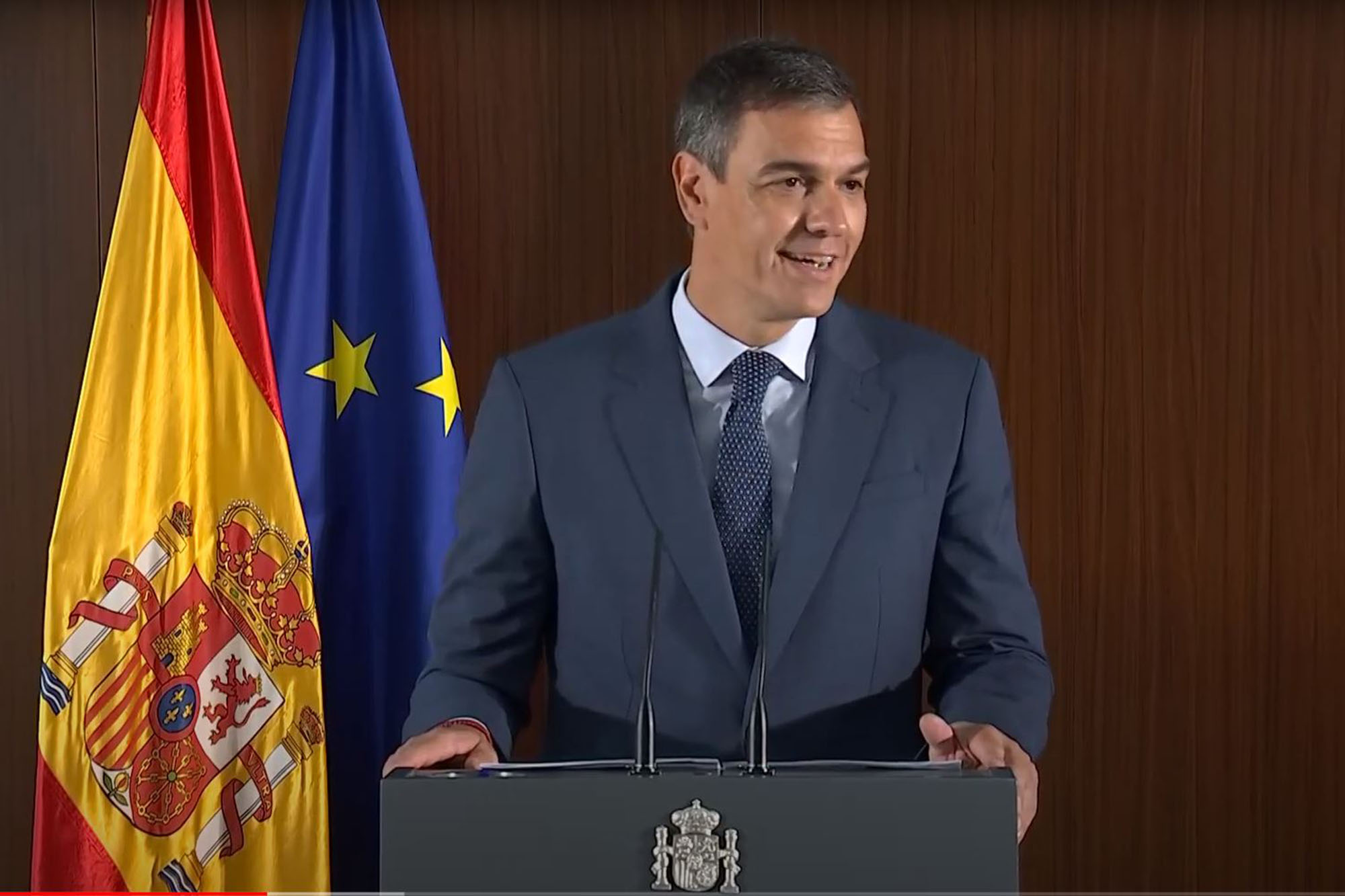11/09/2024. Pedro Sánchez en kunshan. El presidente del Gobierno, Pedro Sánchez, comparece ante los medios tras su visita a las instalacione...