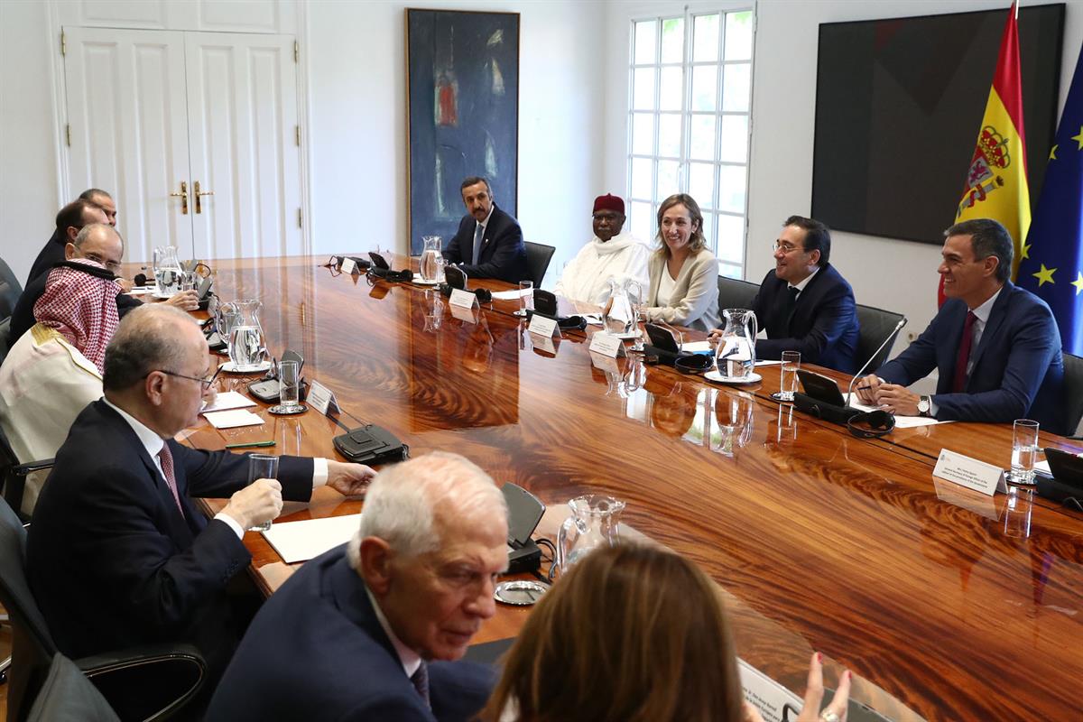 13/09/2024. Palestine two-state solution. The President of the Government of Spain, Pedro Sánchez, attends the 'Madrid Meeting: for the impl...