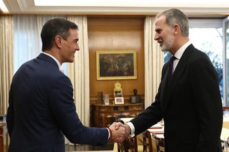 17/12/2024. The President of the Government of Spain takes part in the 35th ordinary meeting of the Board of Trustees of the Carolina Founda...