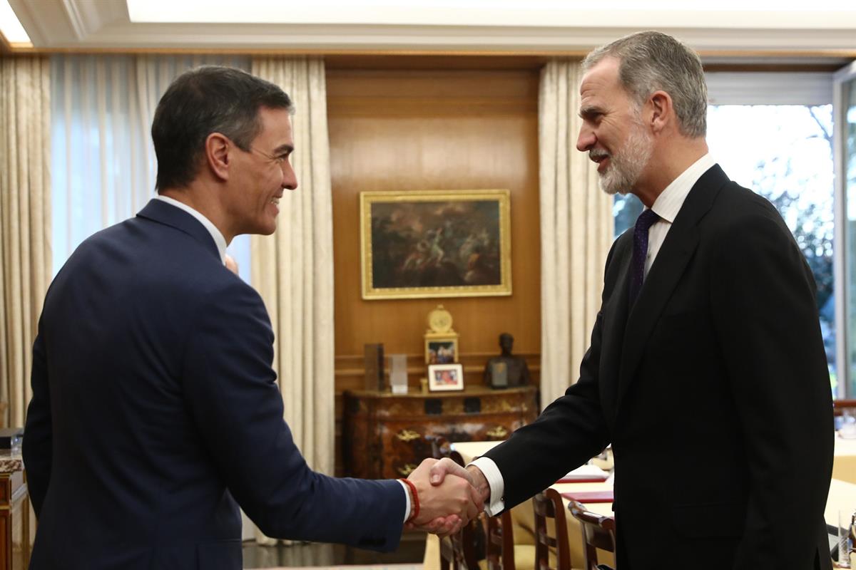 17/12/2024. The President of the Government of Spain takes part in the 35th ordinary meeting of the Board of Trustees of the Carolina Founda...