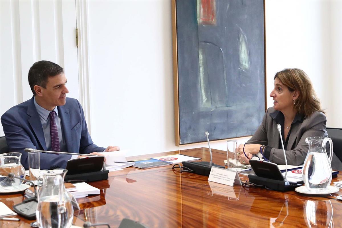 19/03/2024. Pedro Sánchez preside la reunión del Consejo de Seguridad Nacional. El presidente del Gobierno, Pedro Sánchez, durante la reunió...
