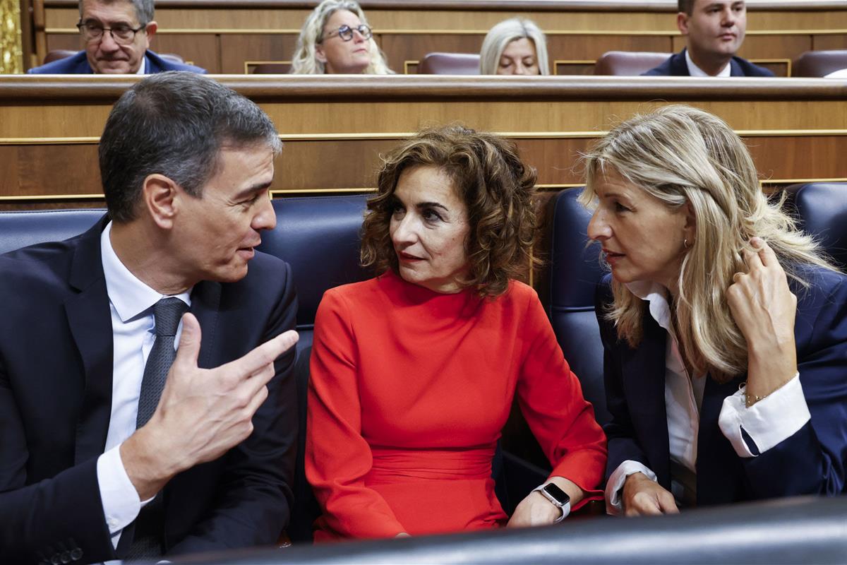 19/06/2024. Pedro Sánchez asiste a la sesión de control en el Congreso. El presidente del Gobierno, Pedro Sánchez, interviene en la sesión d...