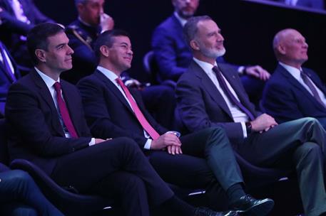 26/02/2024. Pedro Sánchez asiste a la inauguración del 'GSMA Mobile World Congress Barcelona 2024'. El presidente del Gobierno, Pedro Sánche...