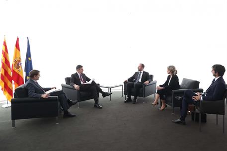 26/02/2024. Pedro Sánchez asiste a la inauguración del 'GSMA Mobile World Congress Barcelona 2024'. El presidente del Gobierno, Pedro Sánche...